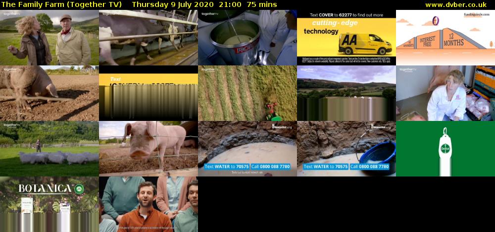 The Family Farm (Together TV) Thursday 9 July 2020 21:00 - 22:15