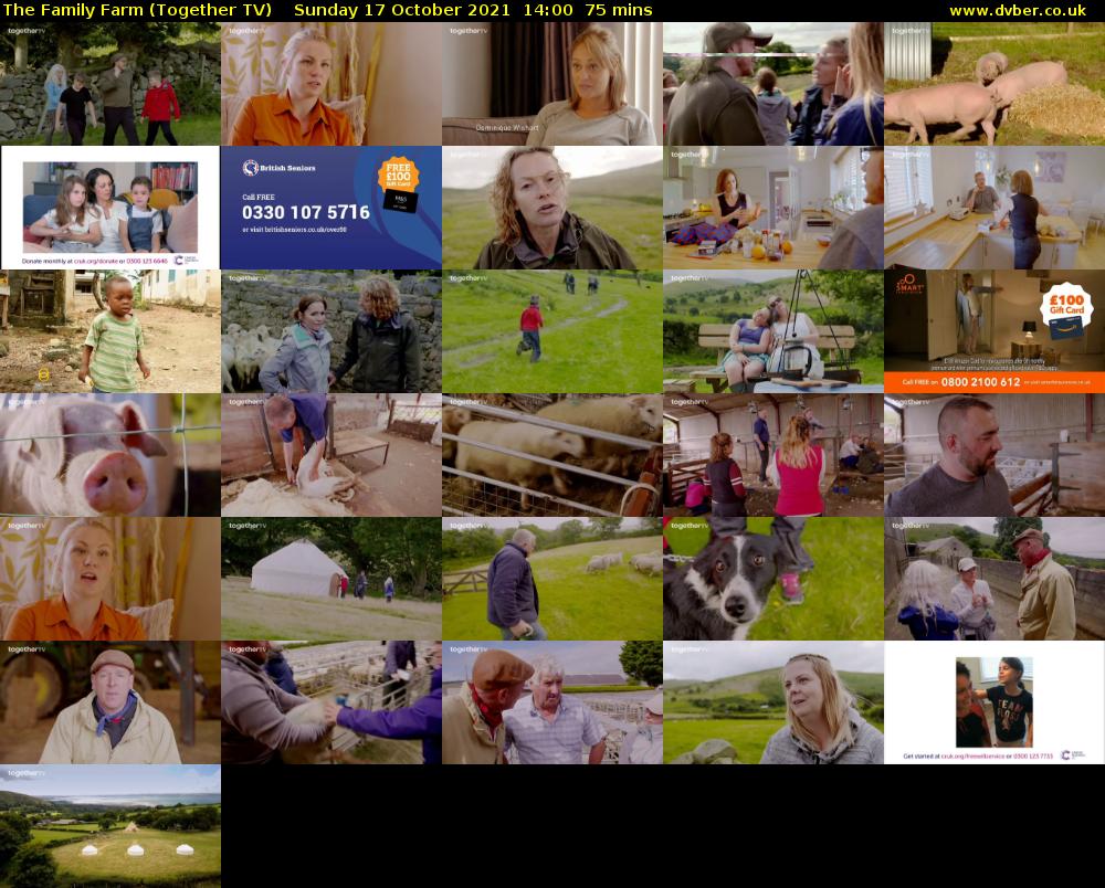 The Family Farm (Together TV) Sunday 17 October 2021 14:00 - 15:15