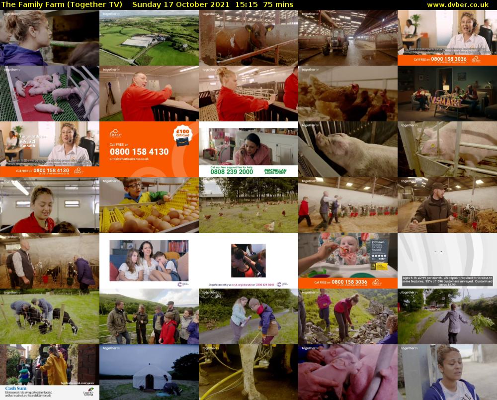 The Family Farm (Together TV) Sunday 17 October 2021 15:15 - 16:30