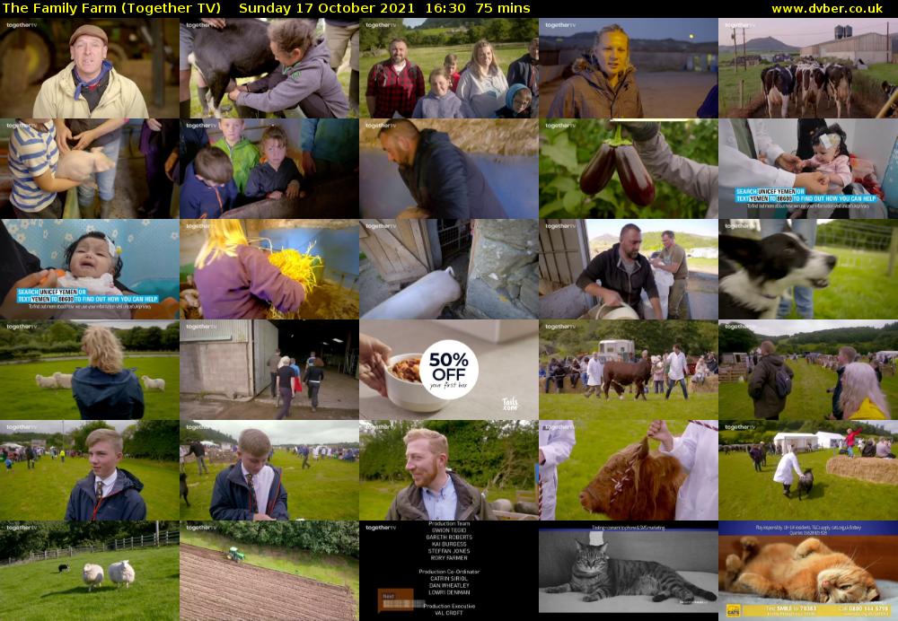 The Family Farm (Together TV) Sunday 17 October 2021 16:30 - 17:45