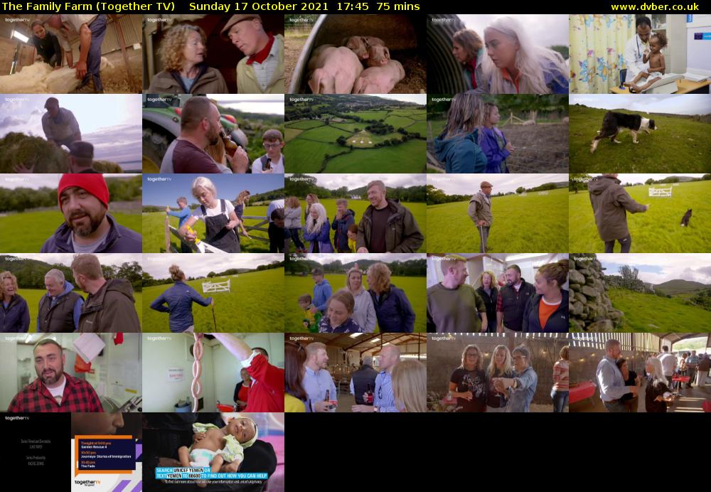 The Family Farm (Together TV) Sunday 17 October 2021 17:45 - 19:00