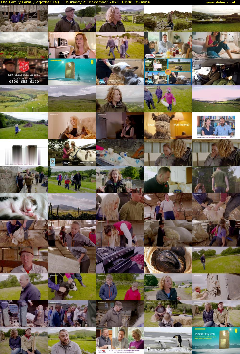 The Family Farm (Together TV) Thursday 23 December 2021 13:00 - 14:15