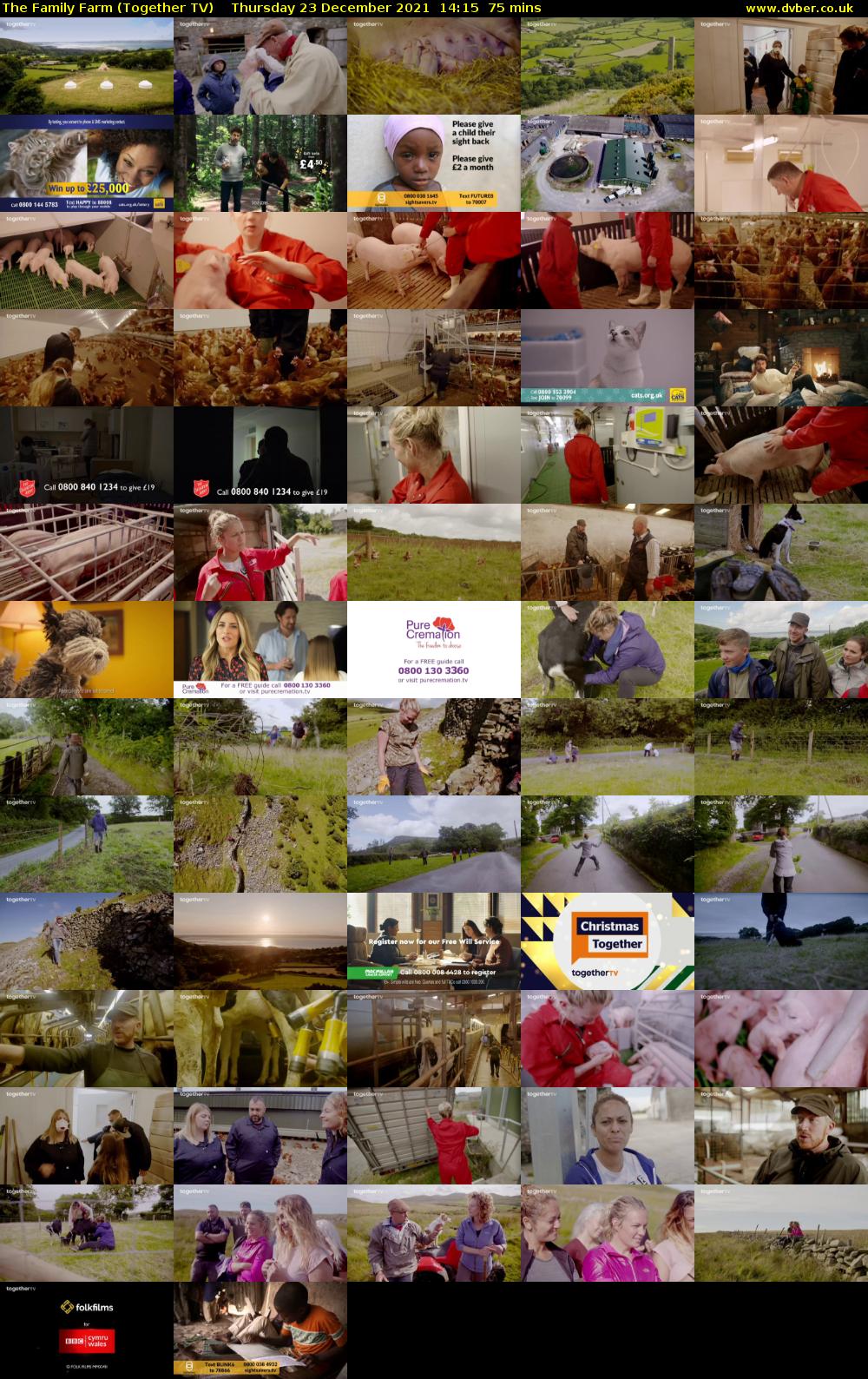 The Family Farm (Together TV) Thursday 23 December 2021 14:15 - 15:30