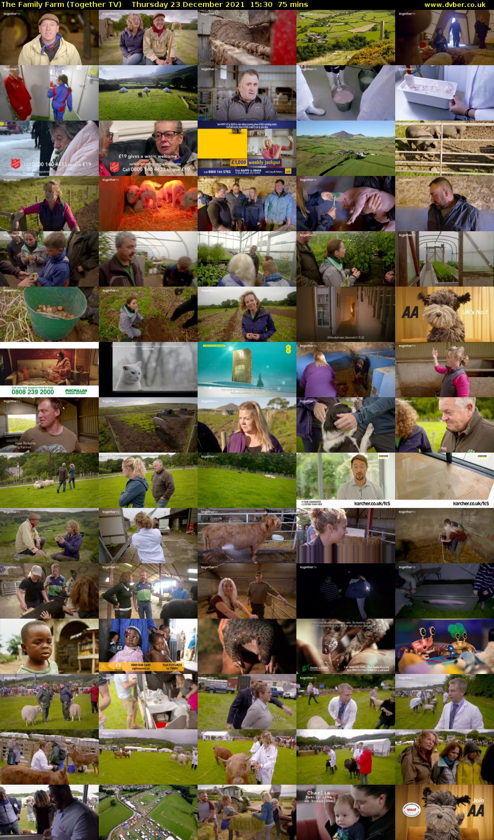 The Family Farm (Together TV) Thursday 23 December 2021 15:30 - 16:45