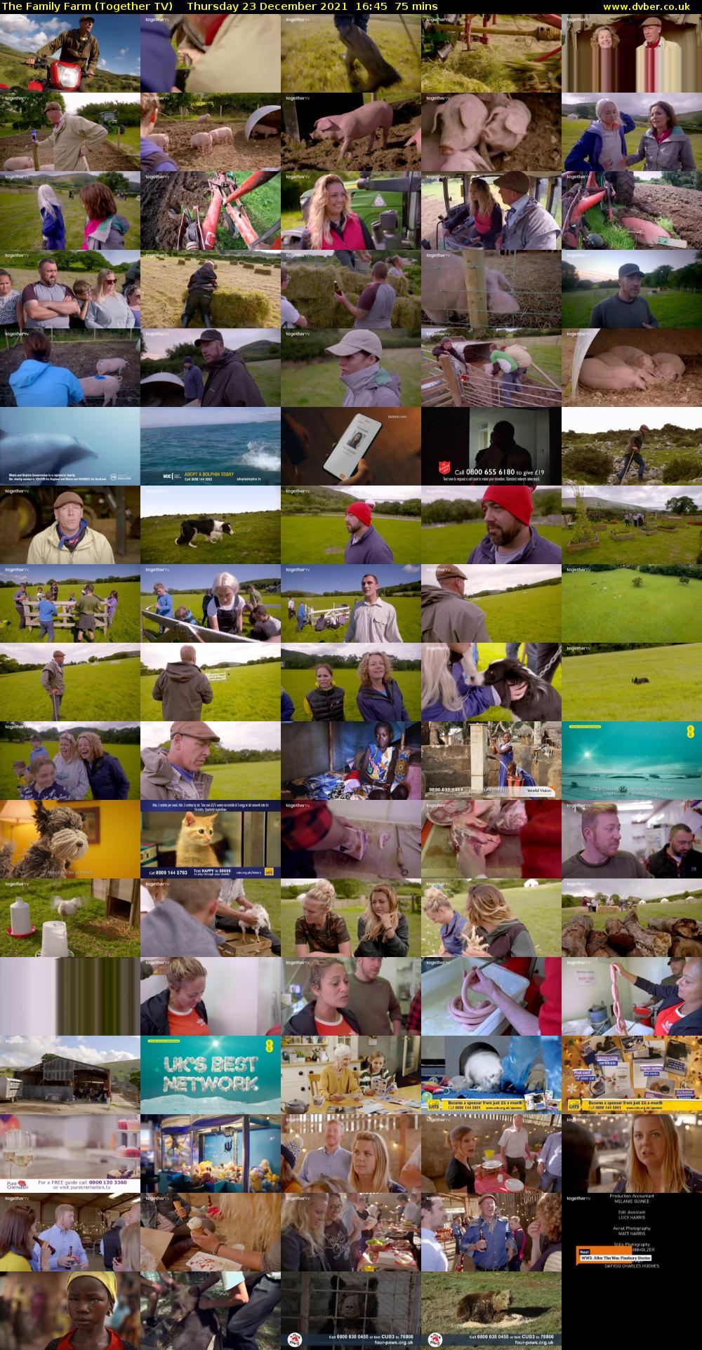 The Family Farm (Together TV) Thursday 23 December 2021 16:45 - 18:00