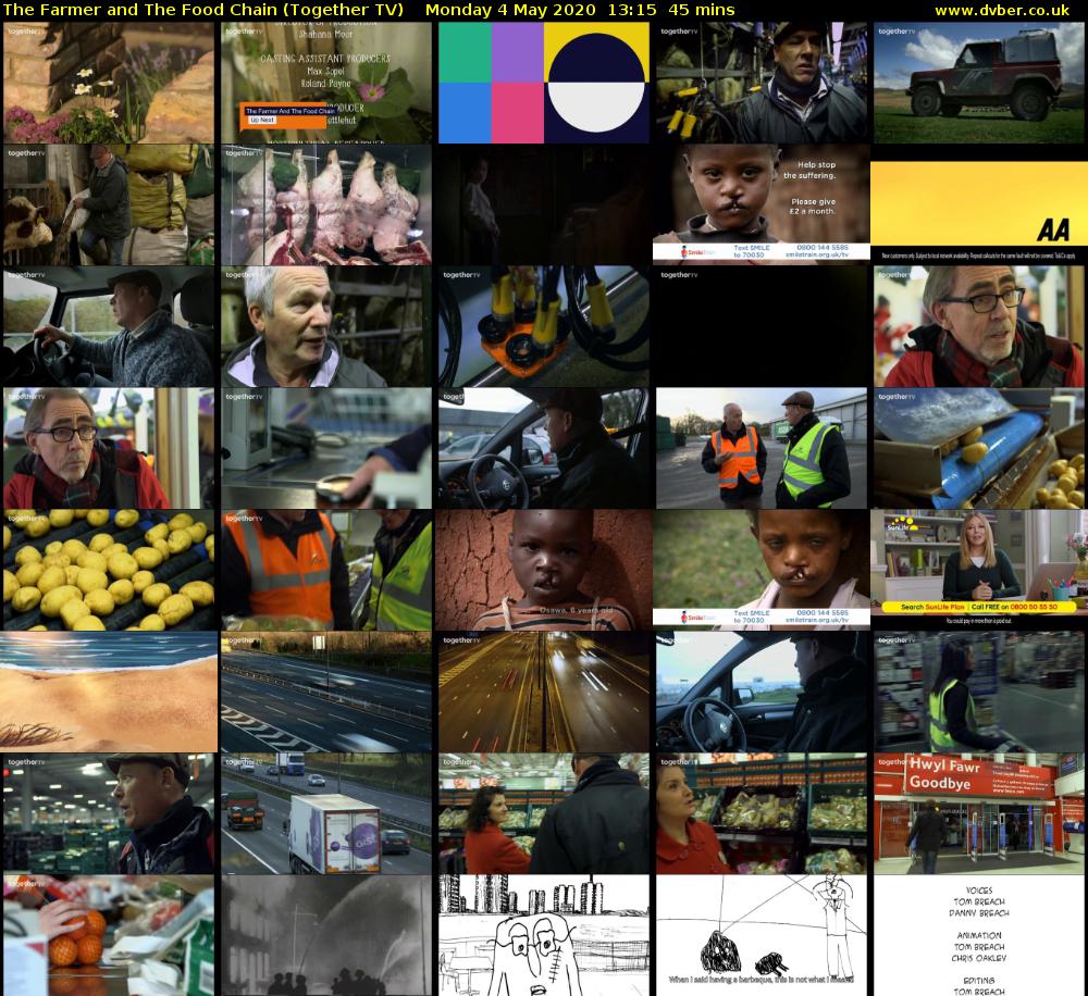 The Farmer and the Food Chain (Together TV) Monday 4 May 2020 13:15 - 14:00