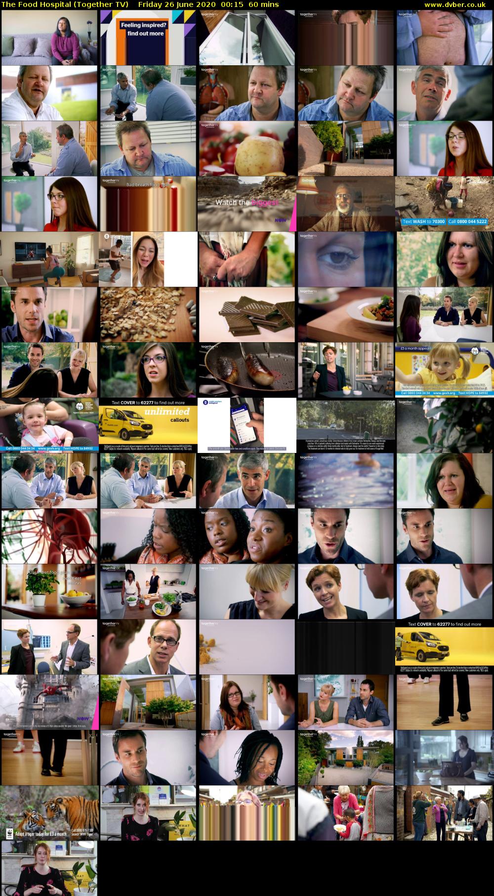 The Food Hospital (Together TV) Friday 26 June 2020 00:15 - 01:15