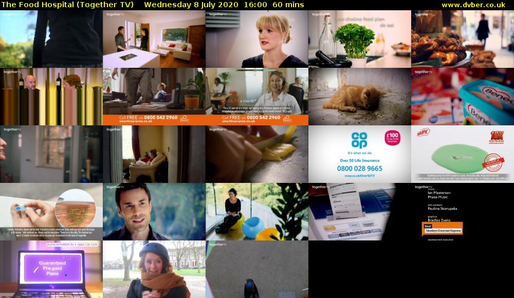 The Food Hospital (Together TV) Wednesday 8 July 2020 16:00 - 17:00