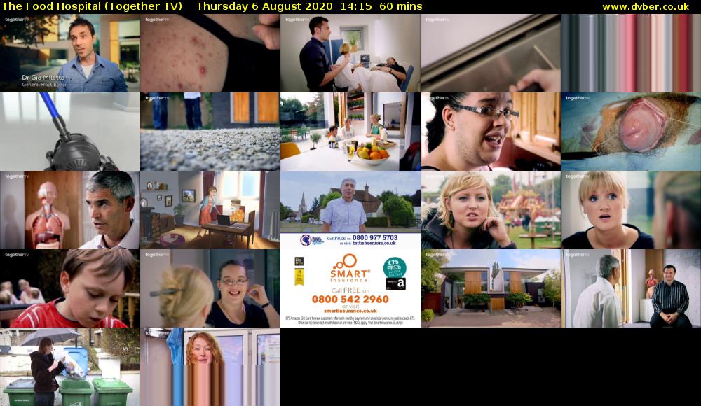 The Food Hospital (Together TV) Thursday 6 August 2020 14:15 - 15:15