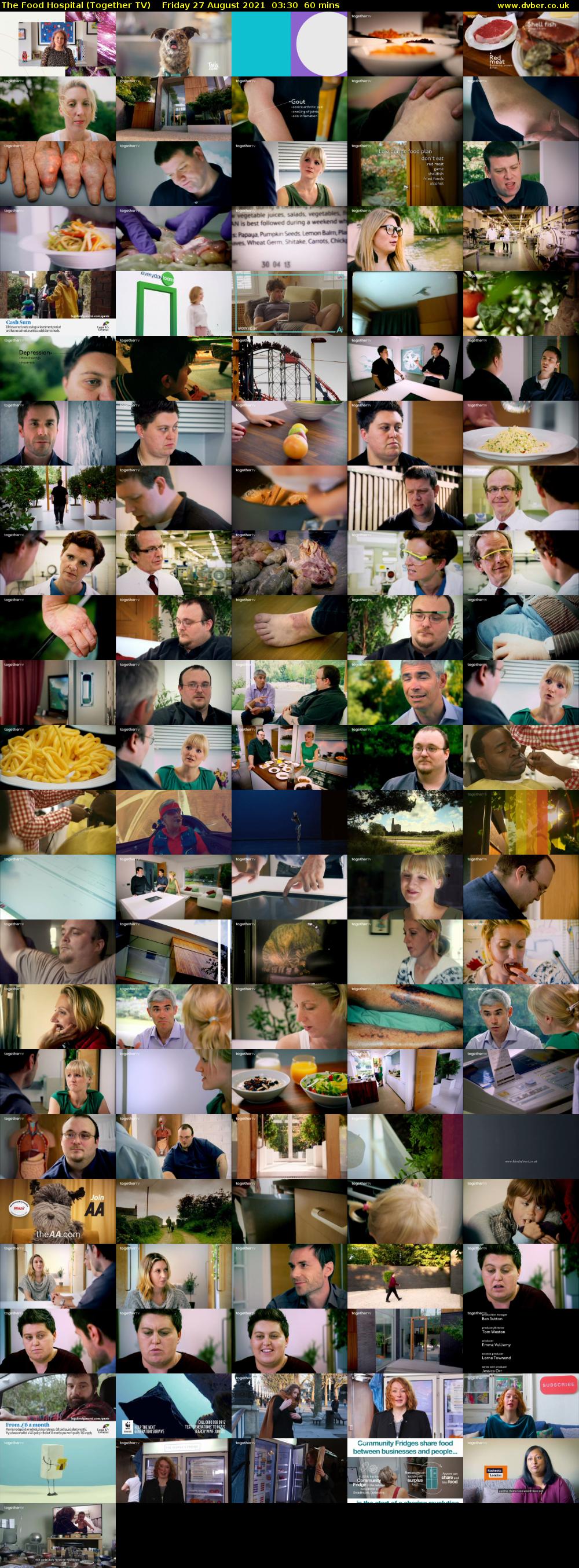The Food Hospital (Together TV) Friday 27 August 2021 04:30 - 05:30