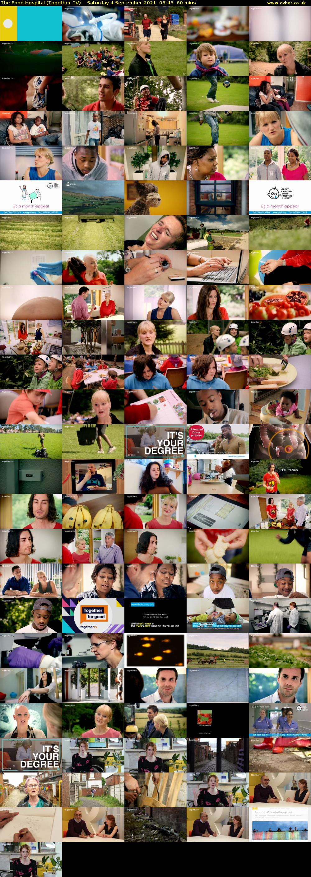 The Food Hospital (Together TV) Saturday 4 September 2021 04:45 - 05:45