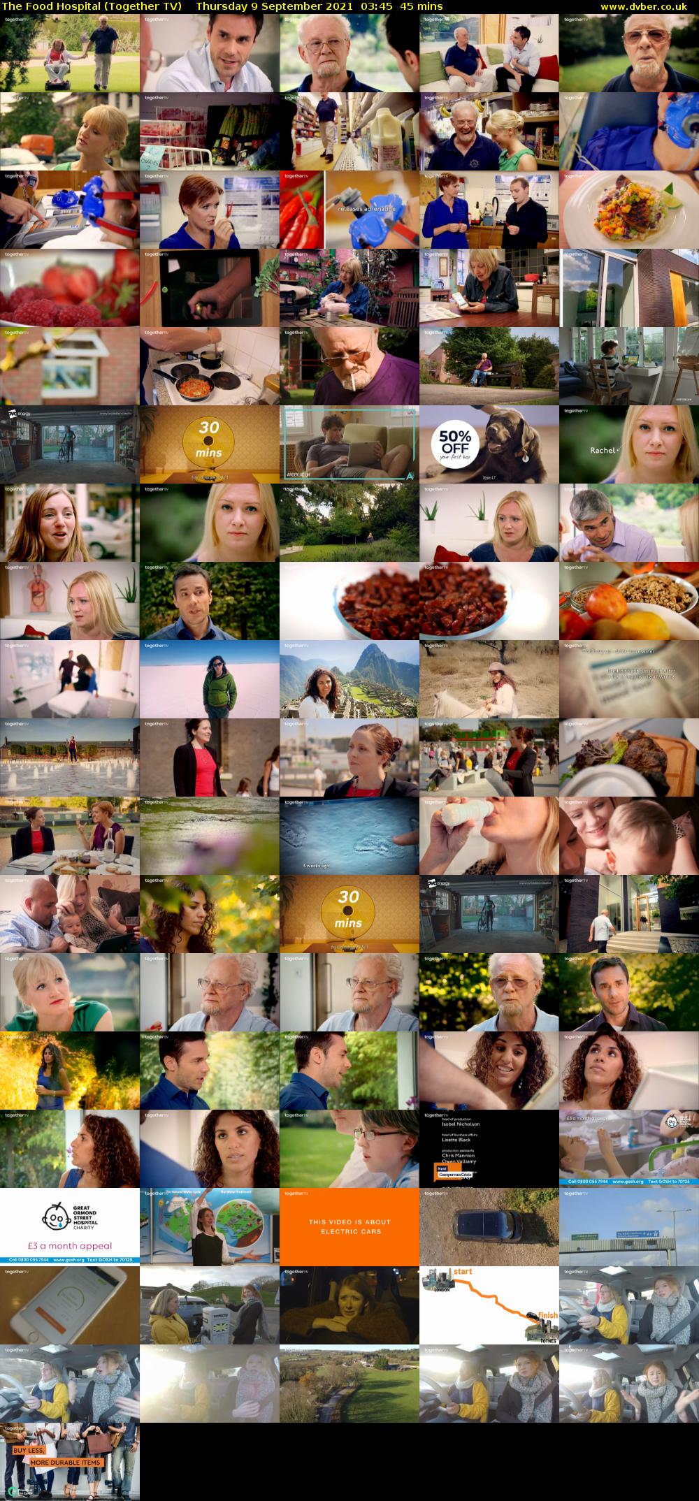 The Food Hospital (Together TV) Thursday 9 September 2021 04:45 - 05:30