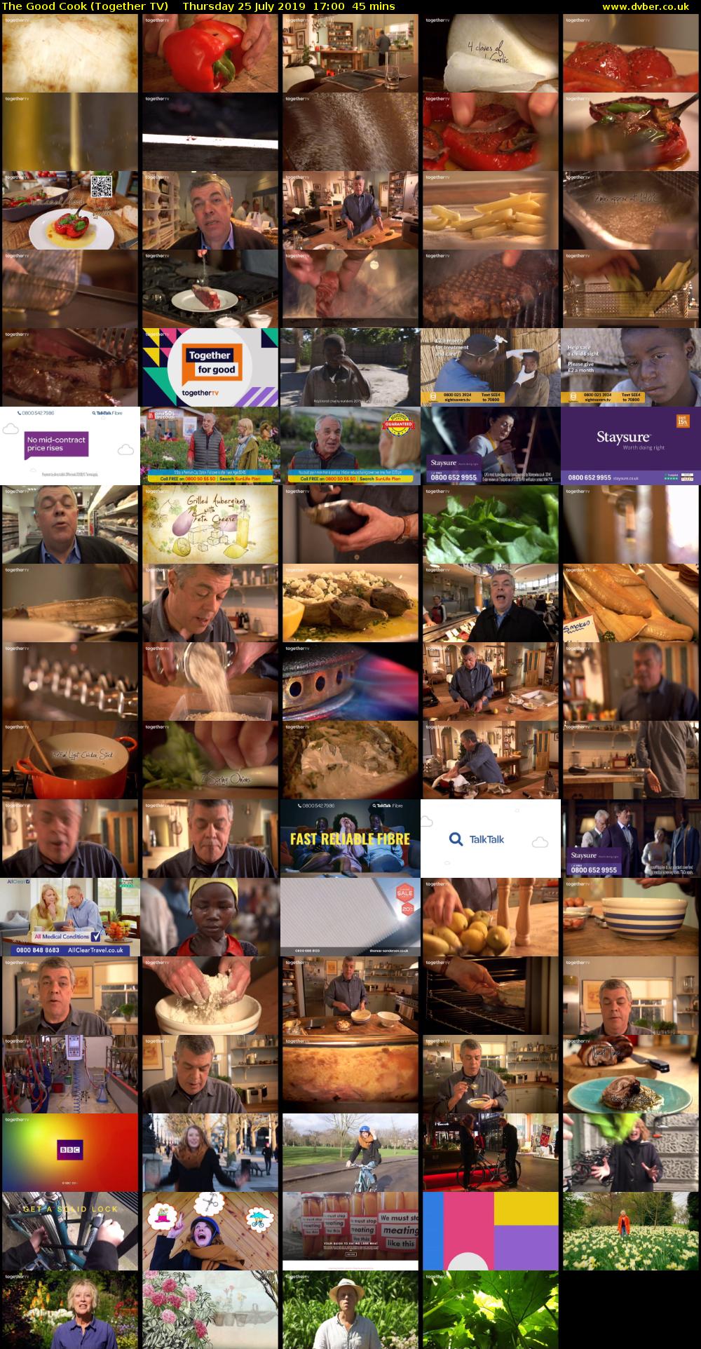 The Good Cook (Together TV) Thursday 25 July 2019 17:00 - 17:45