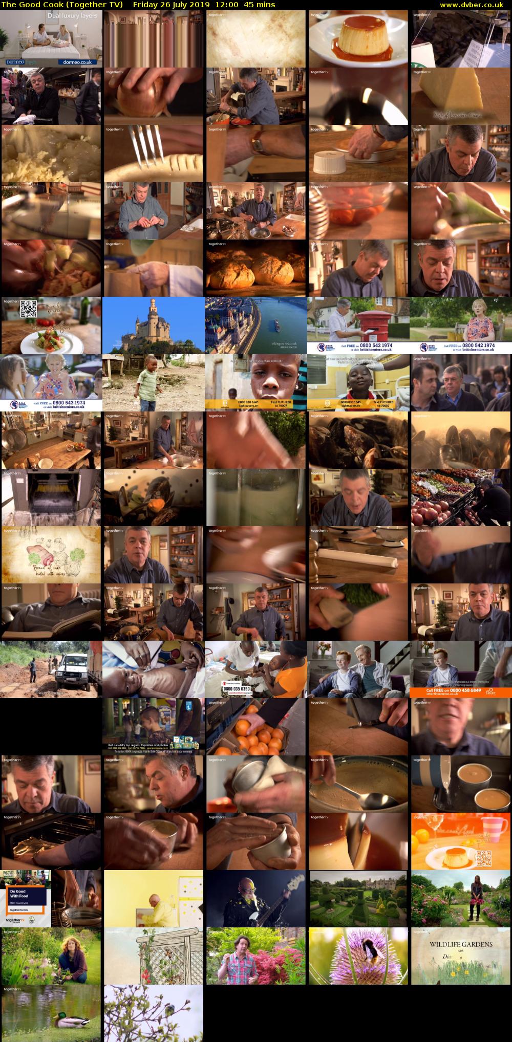 The Good Cook (Together TV) Friday 26 July 2019 12:00 - 12:45