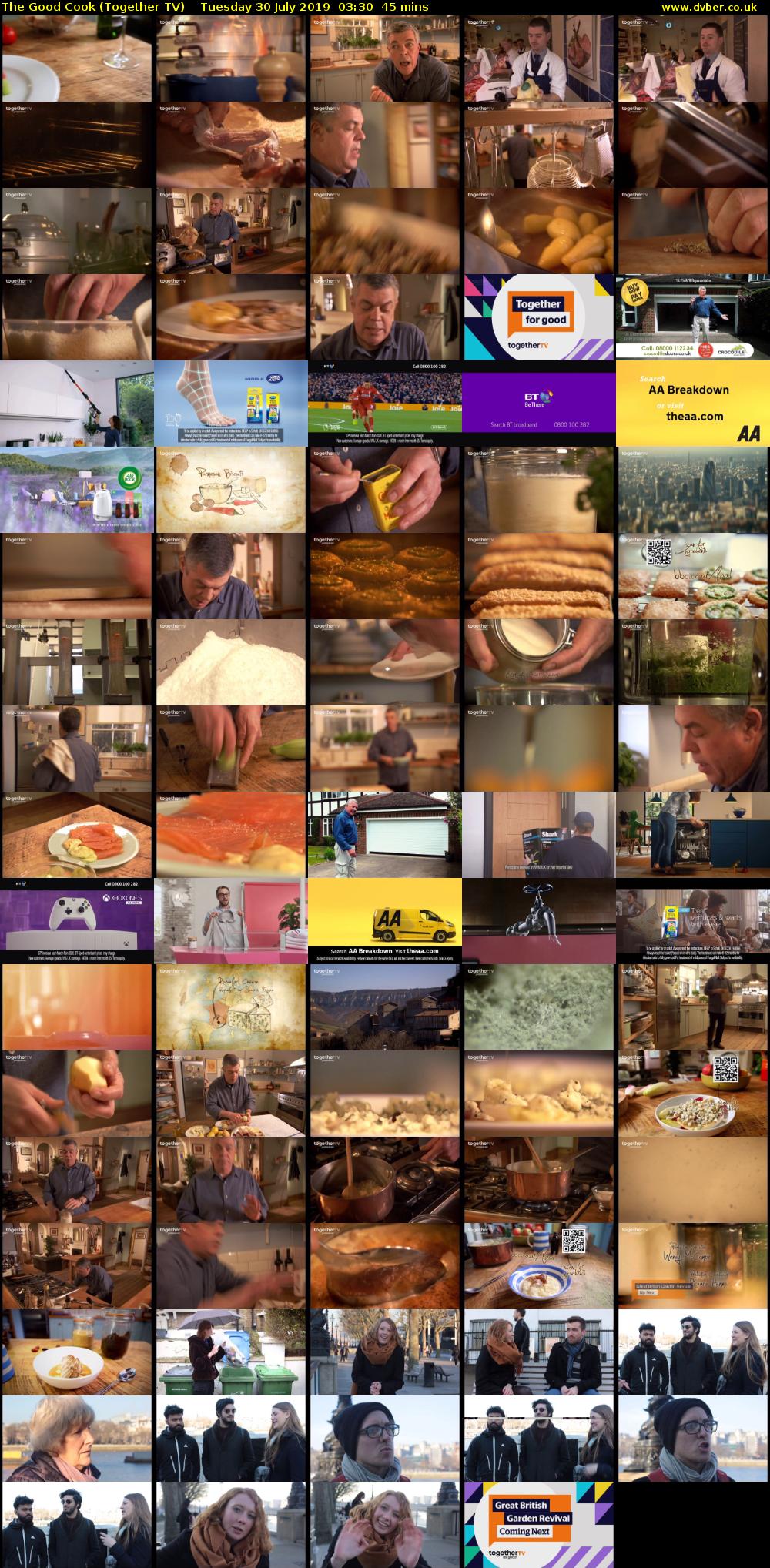 The Good Cook (Together TV) Tuesday 30 July 2019 03:30 - 04:15