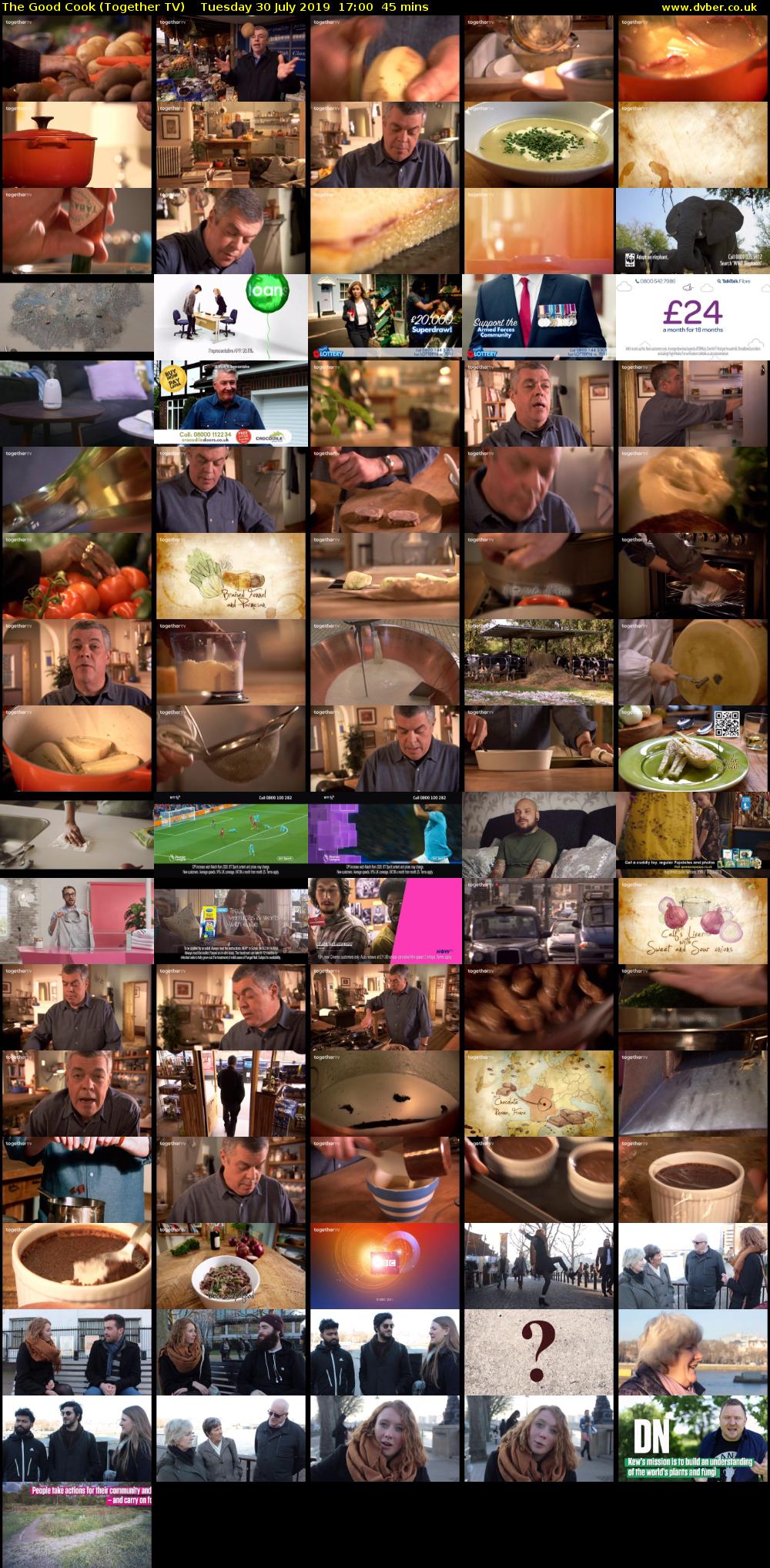 The Good Cook (Together TV) Tuesday 30 July 2019 17:00 - 17:45