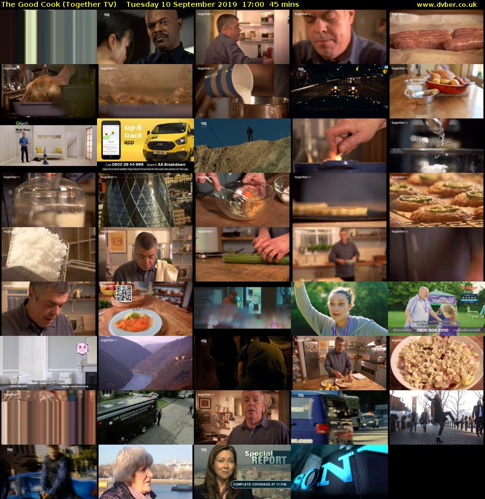 The Good Cook (Together TV) Tuesday 10 September 2019 17:00 - 17:45