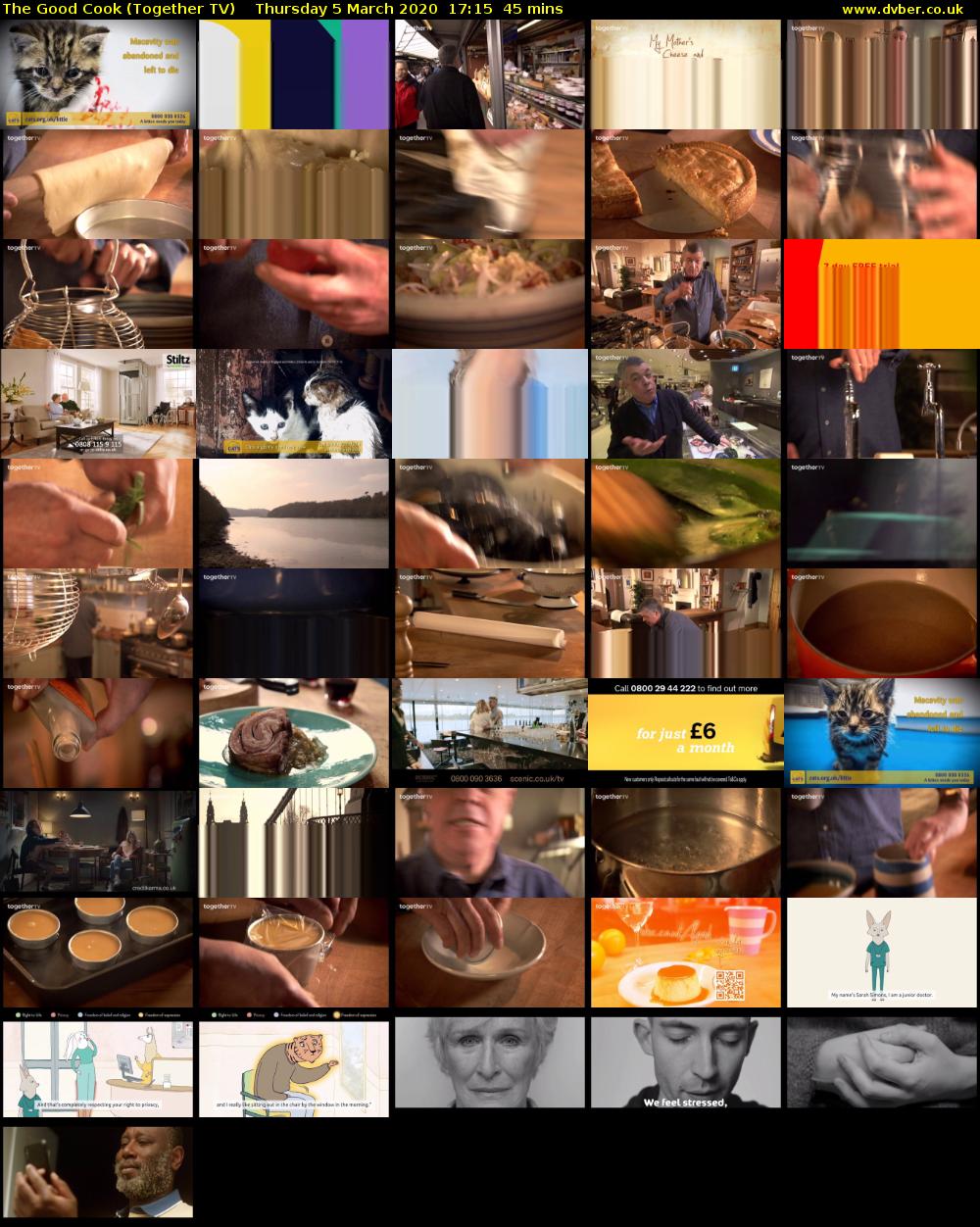 The Good Cook (Together TV) Thursday 5 March 2020 17:15 - 18:00
