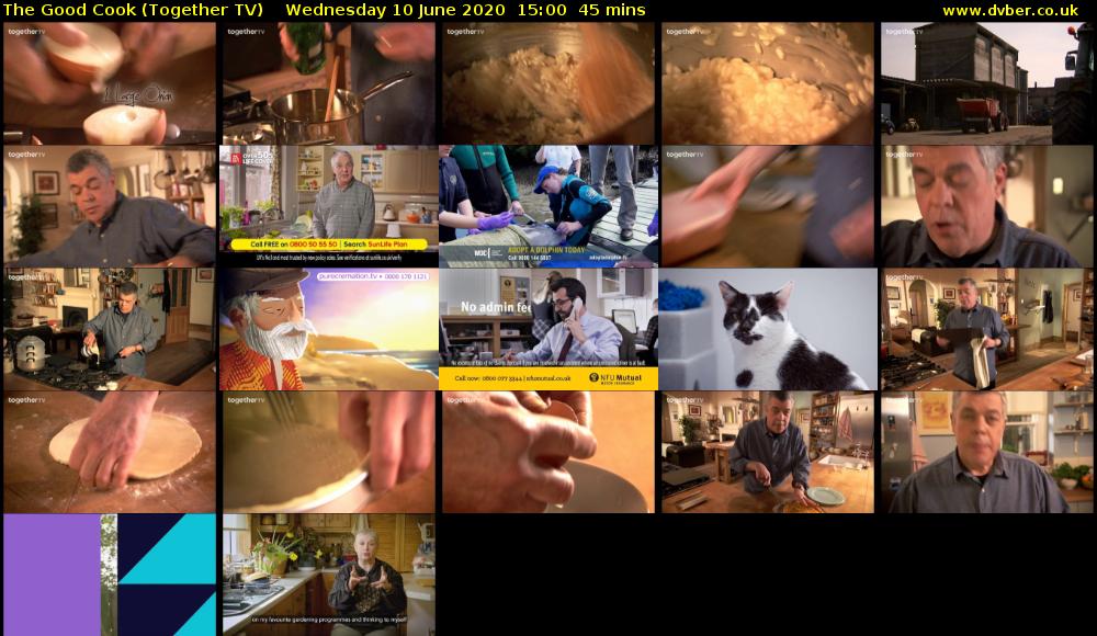 The Good Cook (Together TV) Wednesday 10 June 2020 15:00 - 15:45