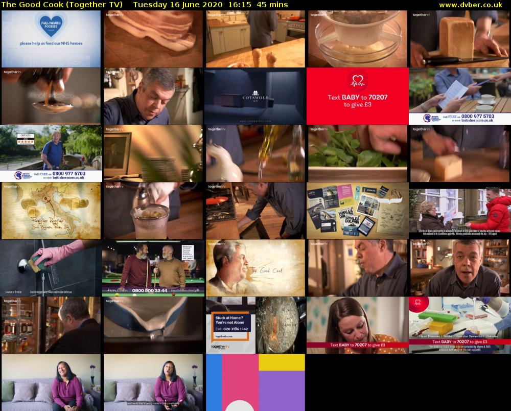 The Good Cook (Together TV) Tuesday 16 June 2020 16:15 - 17:00