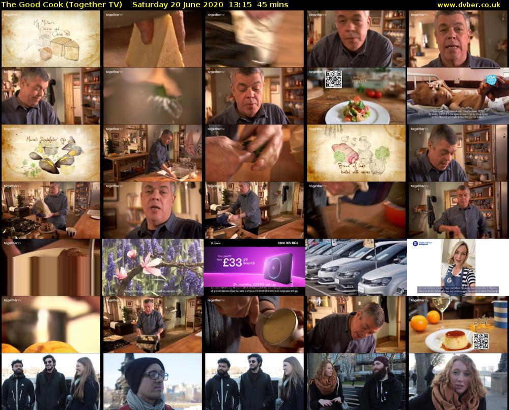 The Good Cook (Together TV) Saturday 20 June 2020 13:15 - 14:00