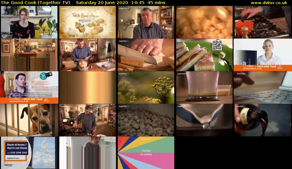 The Good Cook (Together TV) Saturday 20 June 2020 14:45 - 15:30