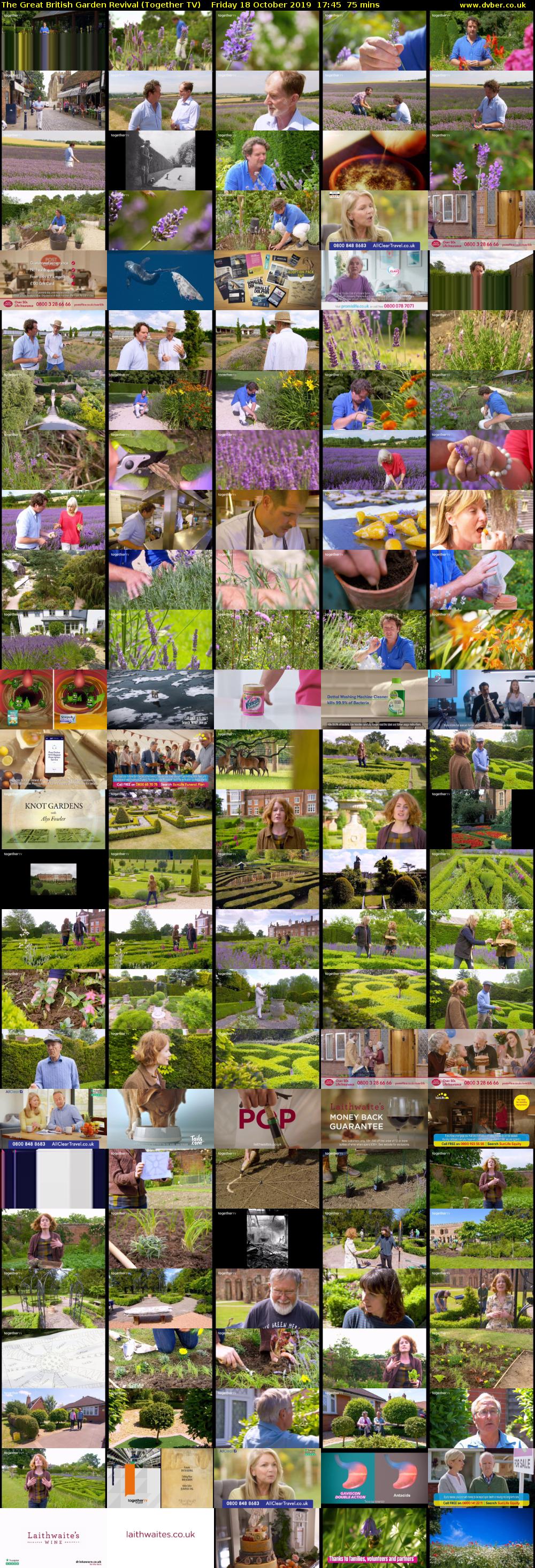 The Great British Garden Revival (Together TV) Friday 18 October 2019 17:45 - 19:00