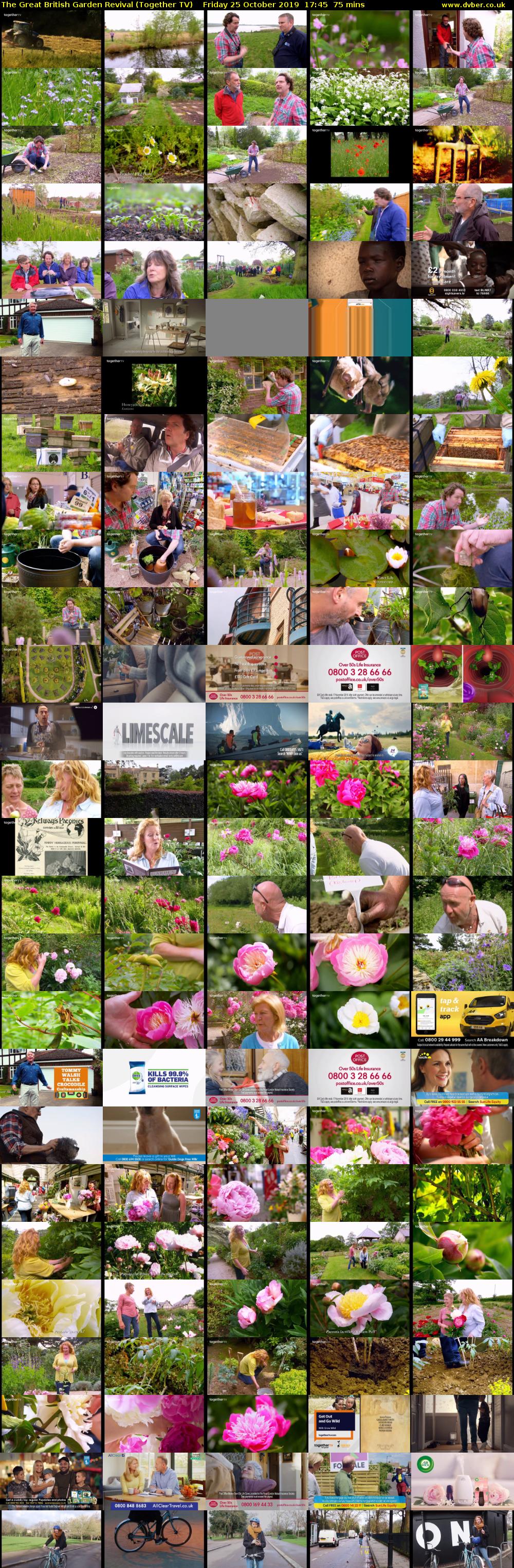 The Great British Garden Revival (Together TV) Friday 25 October 2019 17:45 - 19:00