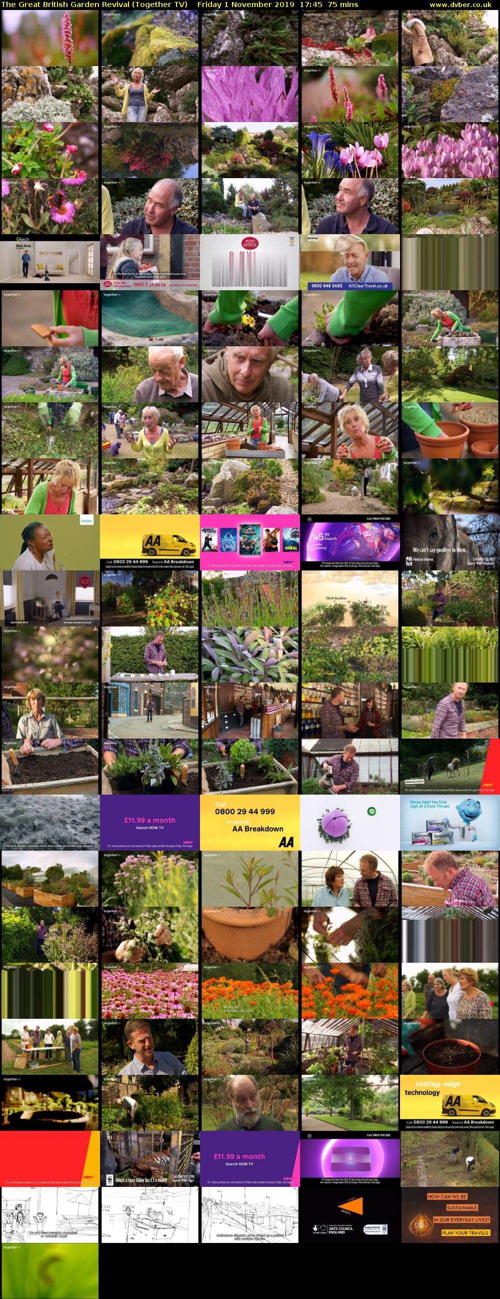 The Great British Garden Revival (Together TV) Friday 1 November 2019 17:45 - 19:00