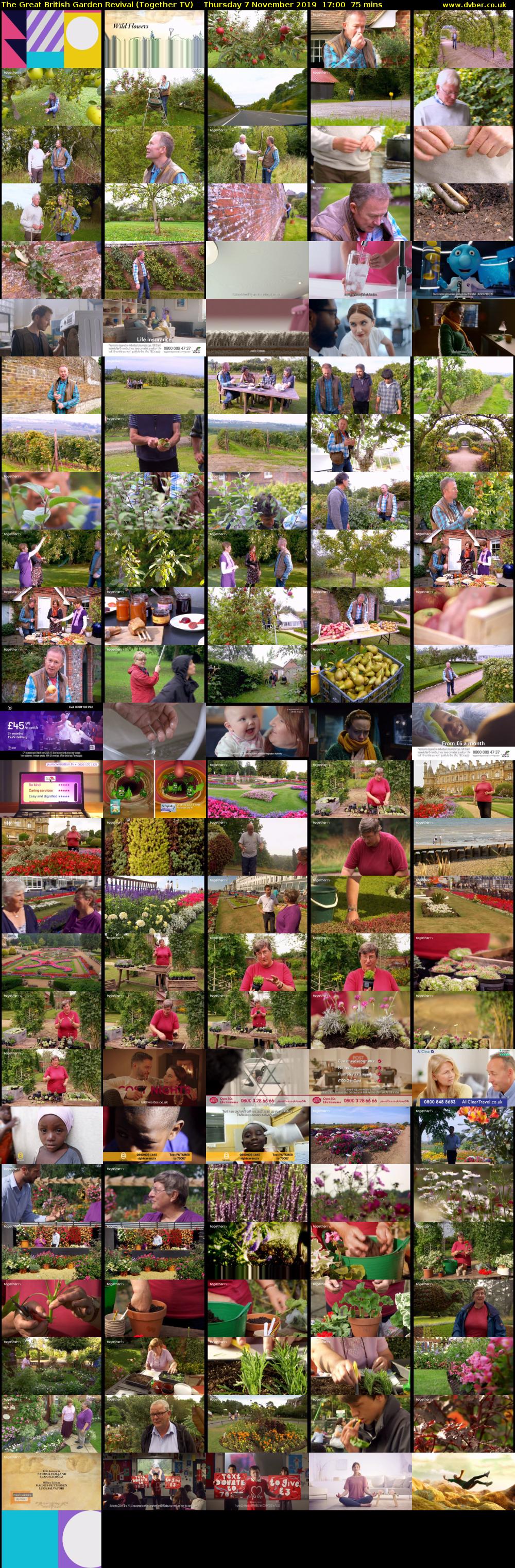 The Great British Garden Revival (Together TV) Thursday 7 November 2019 17:00 - 18:15