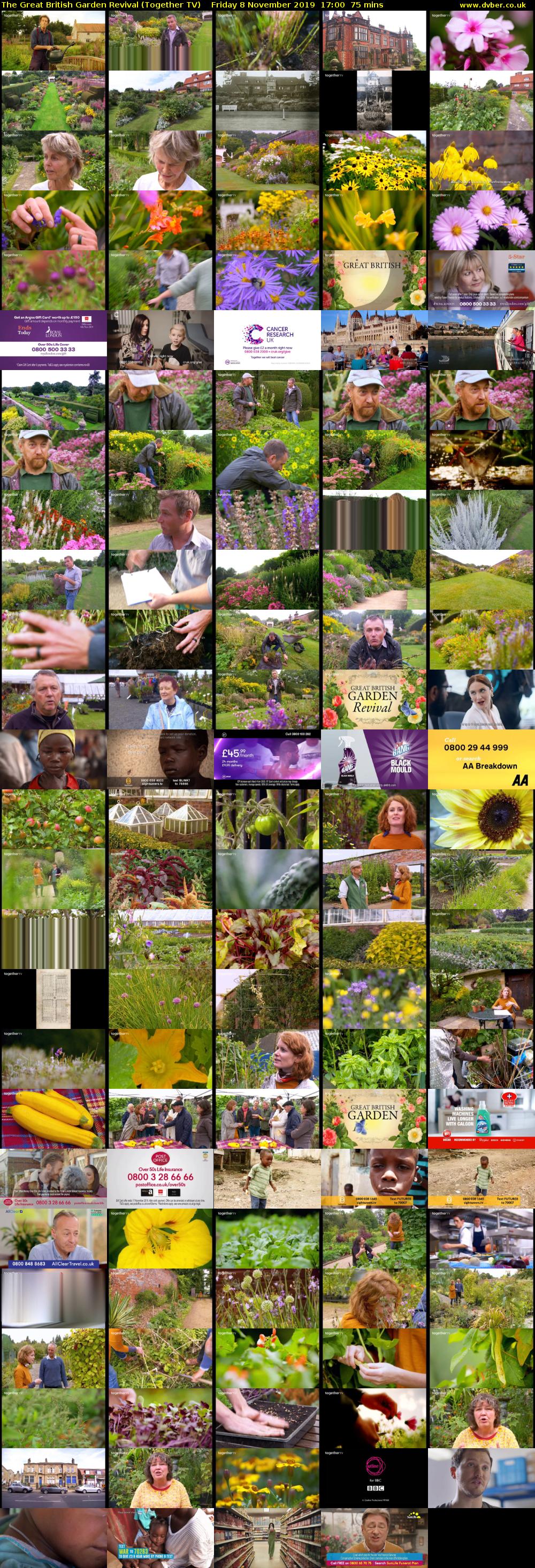 The Great British Garden Revival (Together TV) Friday 8 November 2019 17:00 - 18:15