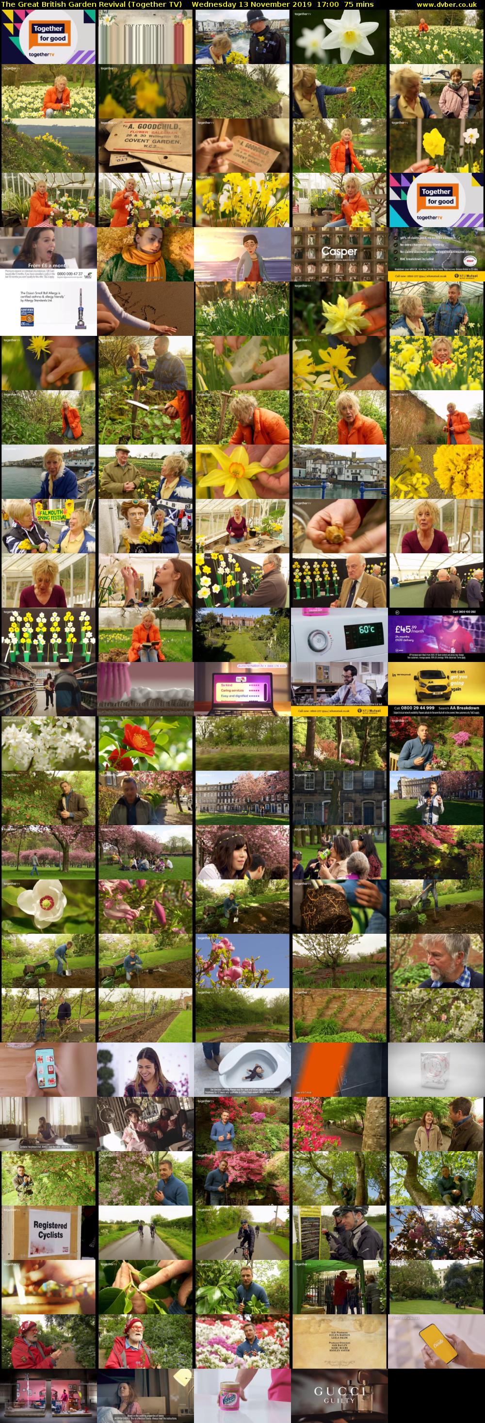 The Great British Garden Revival (Together TV) Wednesday 13 November 2019 17:00 - 18:15
