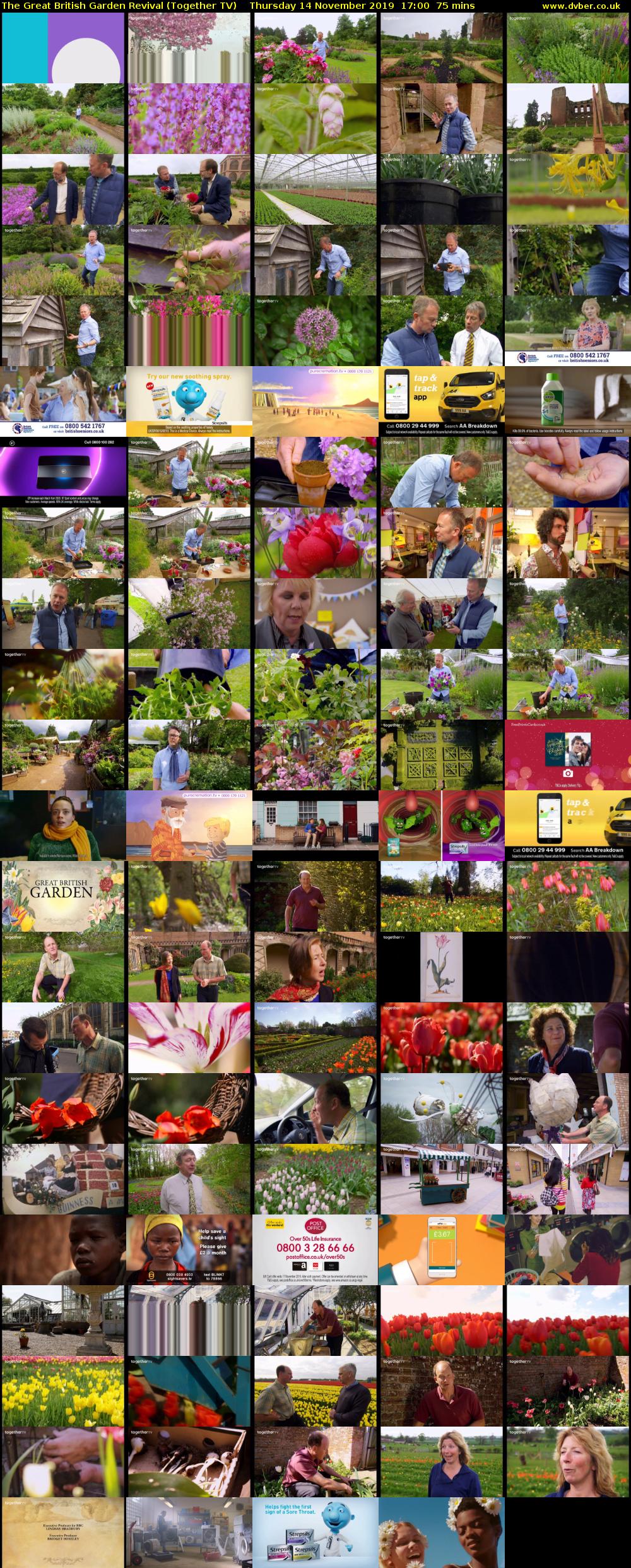 The Great British Garden Revival (Together TV) Thursday 14 November 2019 17:00 - 18:15