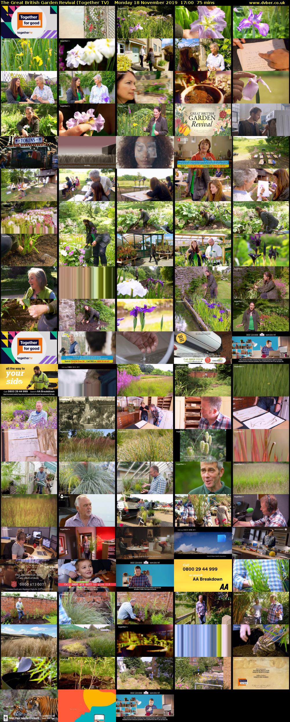 The Great British Garden Revival (Together TV) Monday 18 November 2019 17:00 - 18:15
