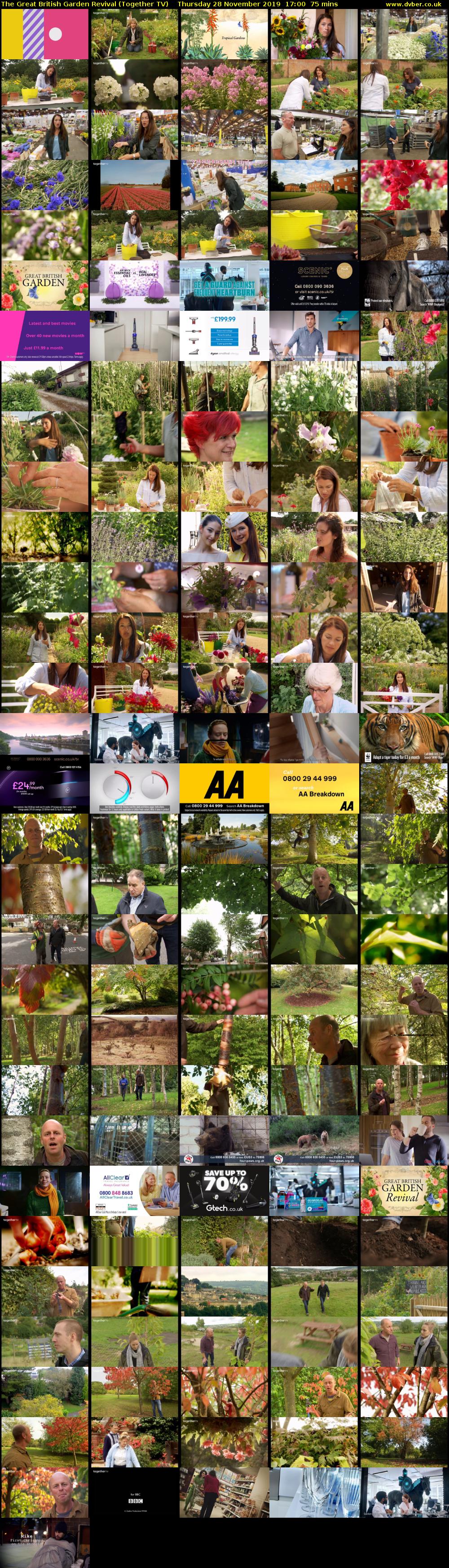 The Great British Garden Revival (Together TV) Thursday 28 November 2019 17:00 - 18:15