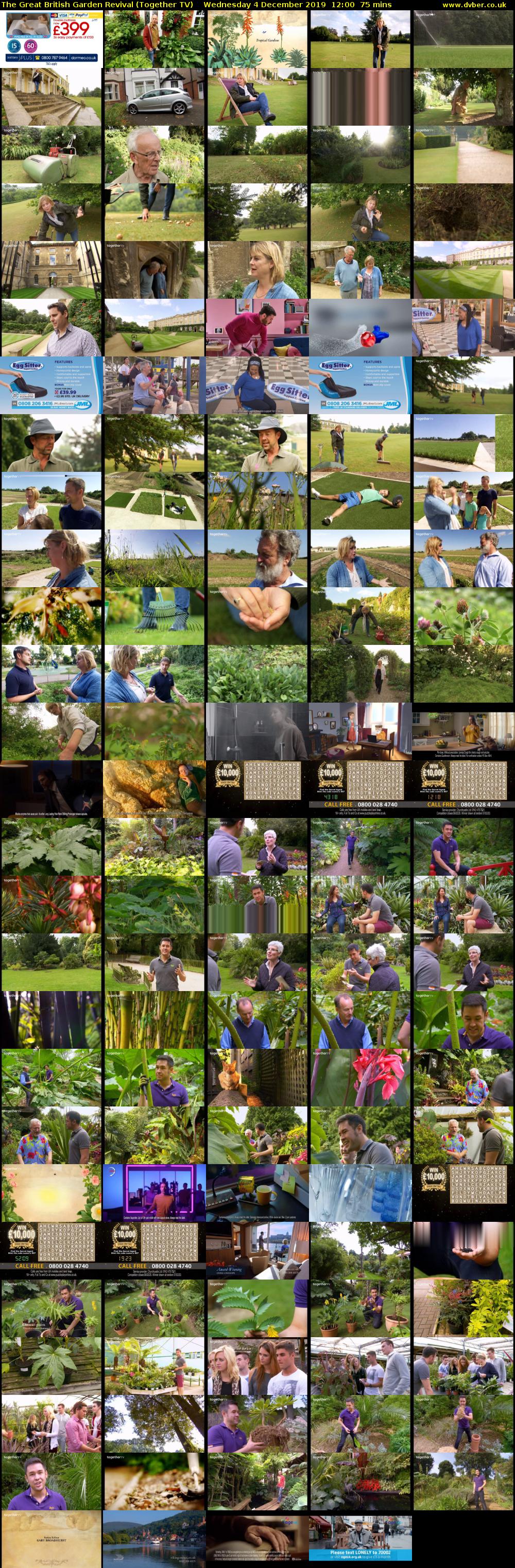 The Great British Garden Revival (Together TV) Wednesday 4 December 2019 12:00 - 13:15