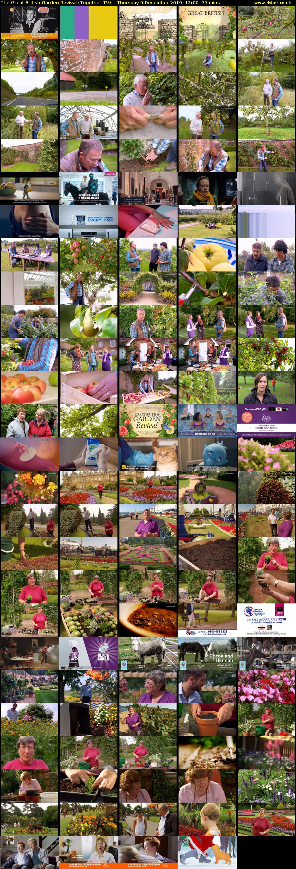 The Great British Garden Revival (Together TV) Thursday 5 December 2019 12:00 - 13:15