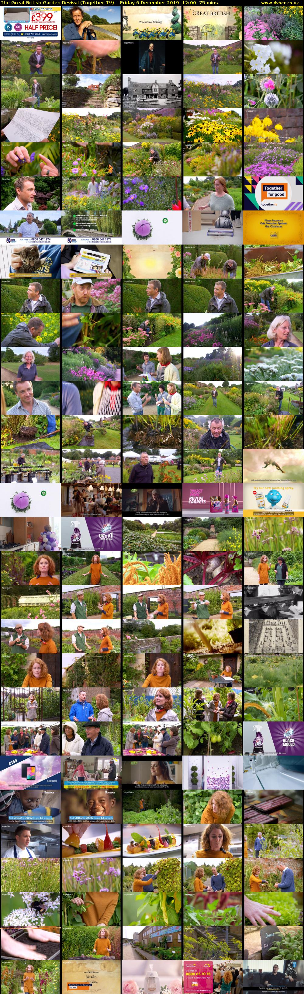 The Great British Garden Revival (Together TV) Friday 6 December 2019 12:00 - 13:15