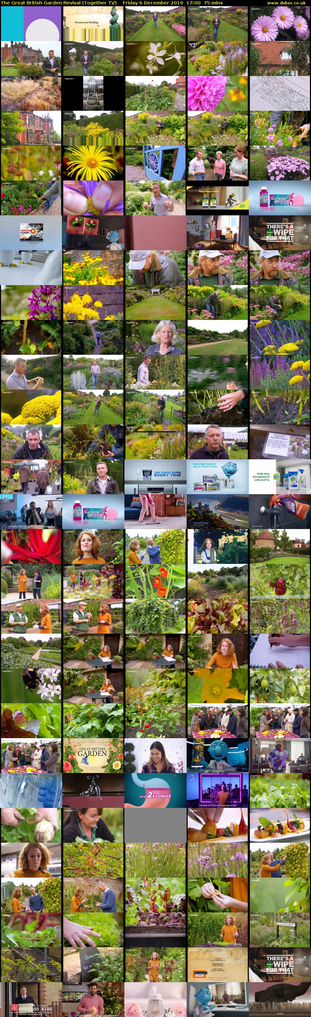 The Great British Garden Revival (Together TV) Friday 6 December 2019 17:00 - 18:15