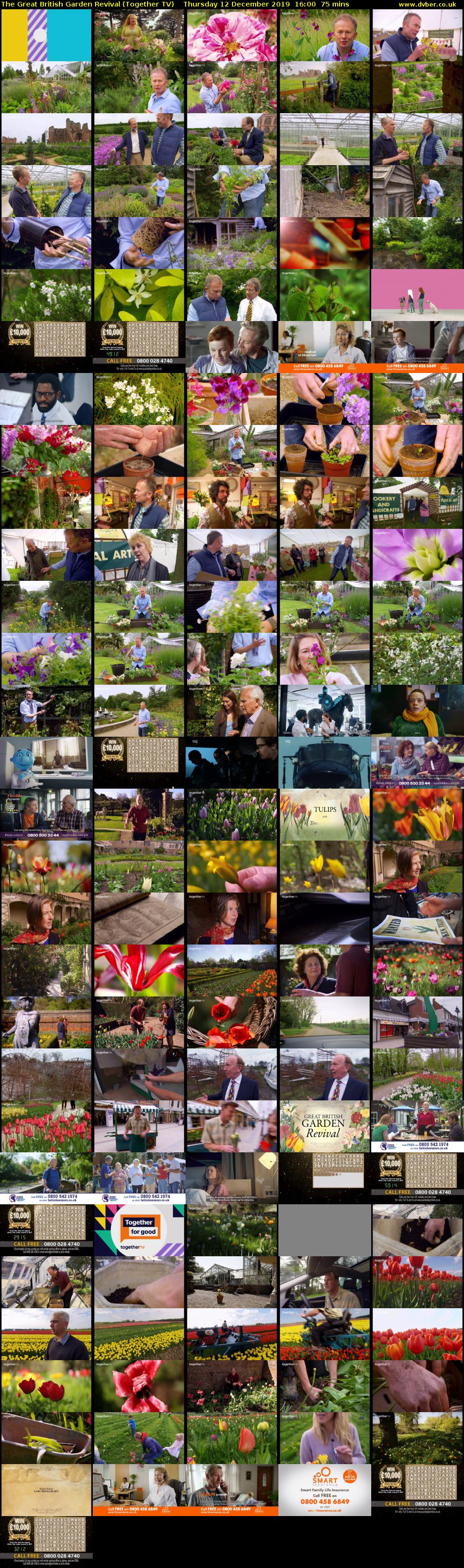 The Great British Garden Revival (Together TV) Thursday 12 December 2019 16:00 - 17:15