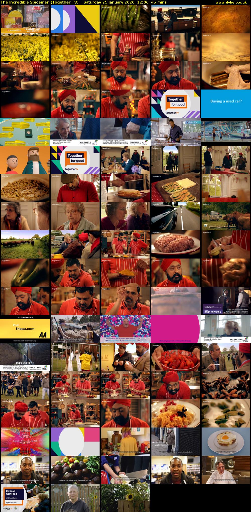The Incredible Spicemen (Together TV) Saturday 25 January 2020 12:00 - 12:45