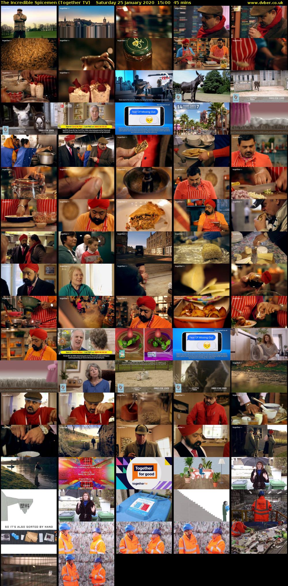 The Incredible Spicemen (Together TV) Saturday 25 January 2020 15:00 - 15:45