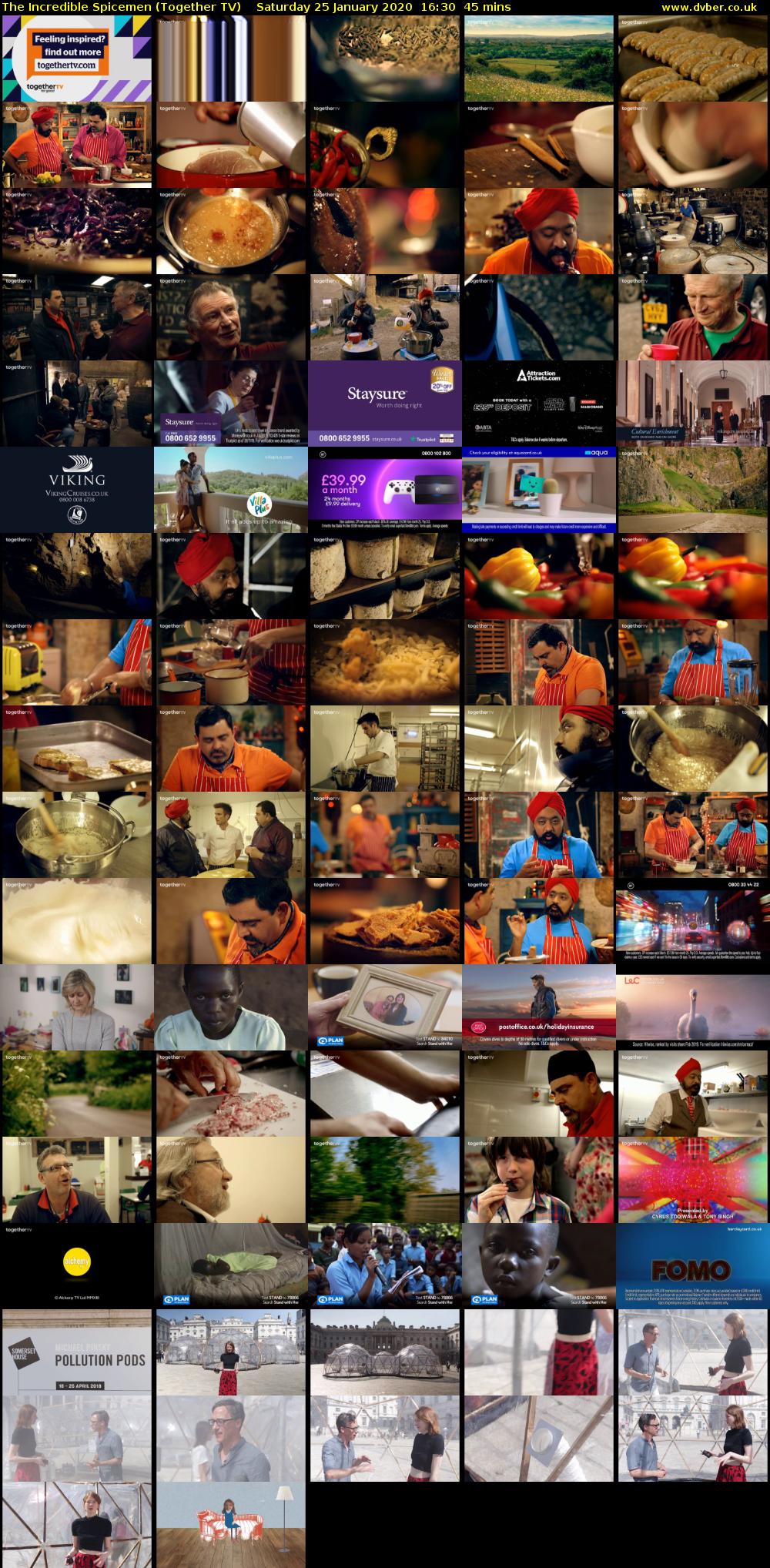 The Incredible Spicemen (Together TV) Saturday 25 January 2020 16:30 - 17:15