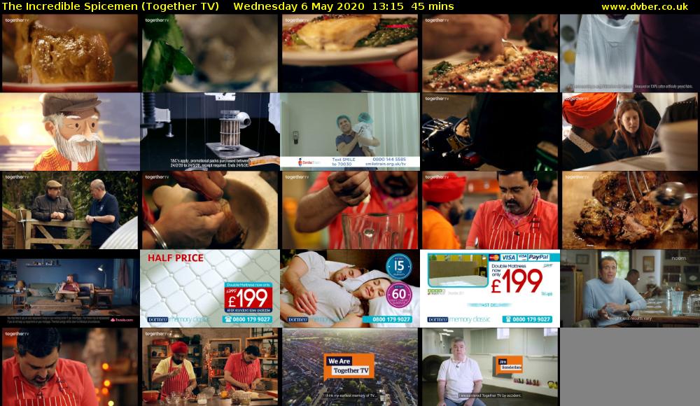 The Incredible Spicemen (Together TV) Wednesday 6 May 2020 13:15 - 14:00
