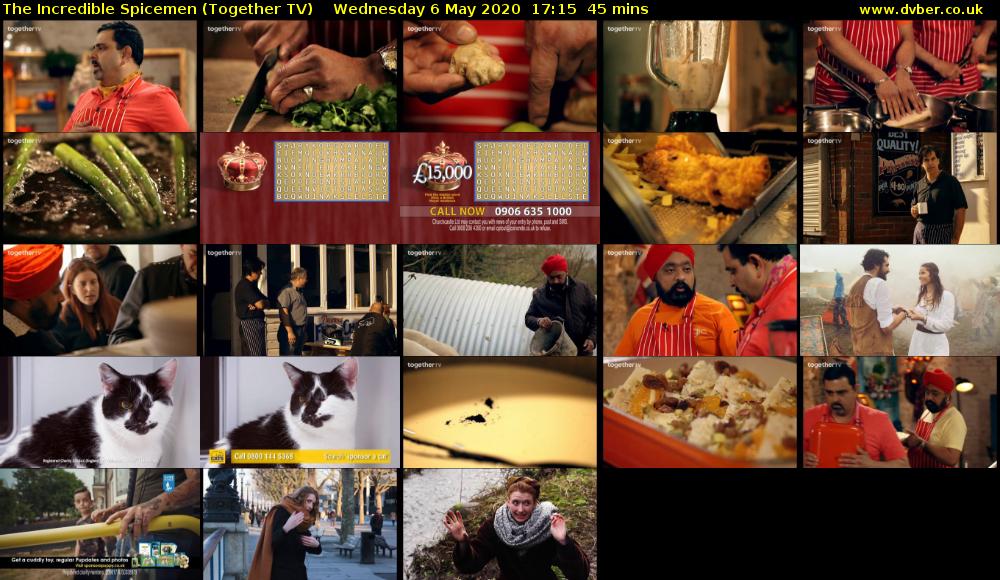 The Incredible Spicemen (Together TV) Wednesday 6 May 2020 17:15 - 18:00