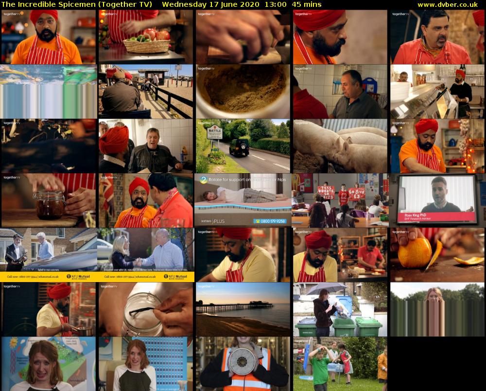 The Incredible Spicemen (Together TV) Wednesday 17 June 2020 13:00 - 13:45