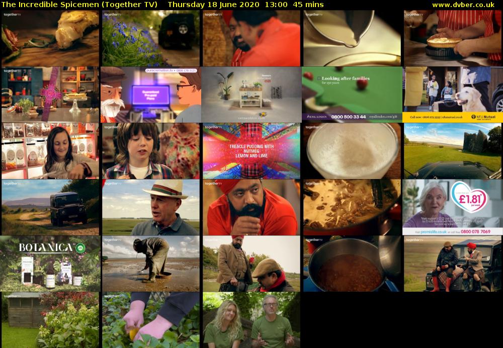 The Incredible Spicemen (Together TV) Thursday 18 June 2020 13:00 - 13:45