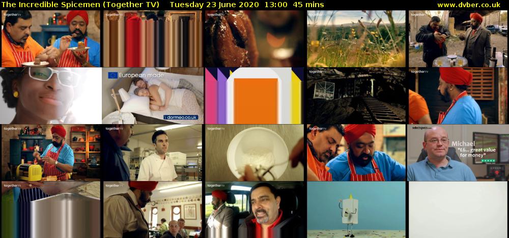 The Incredible Spicemen (Together TV) Tuesday 23 June 2020 13:00 - 13:45