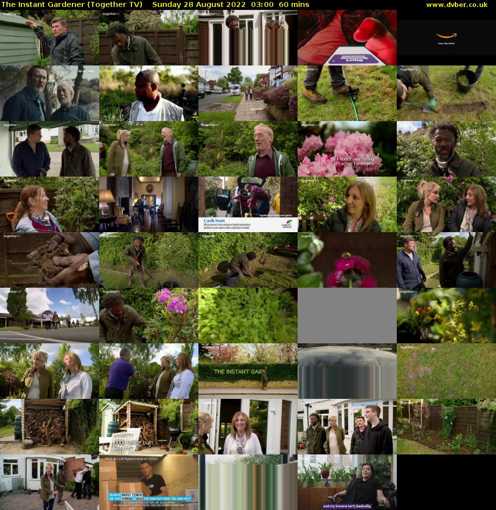 The Instant Gardener (Together TV) Sunday 28 August 2022 03:00 - 04:00