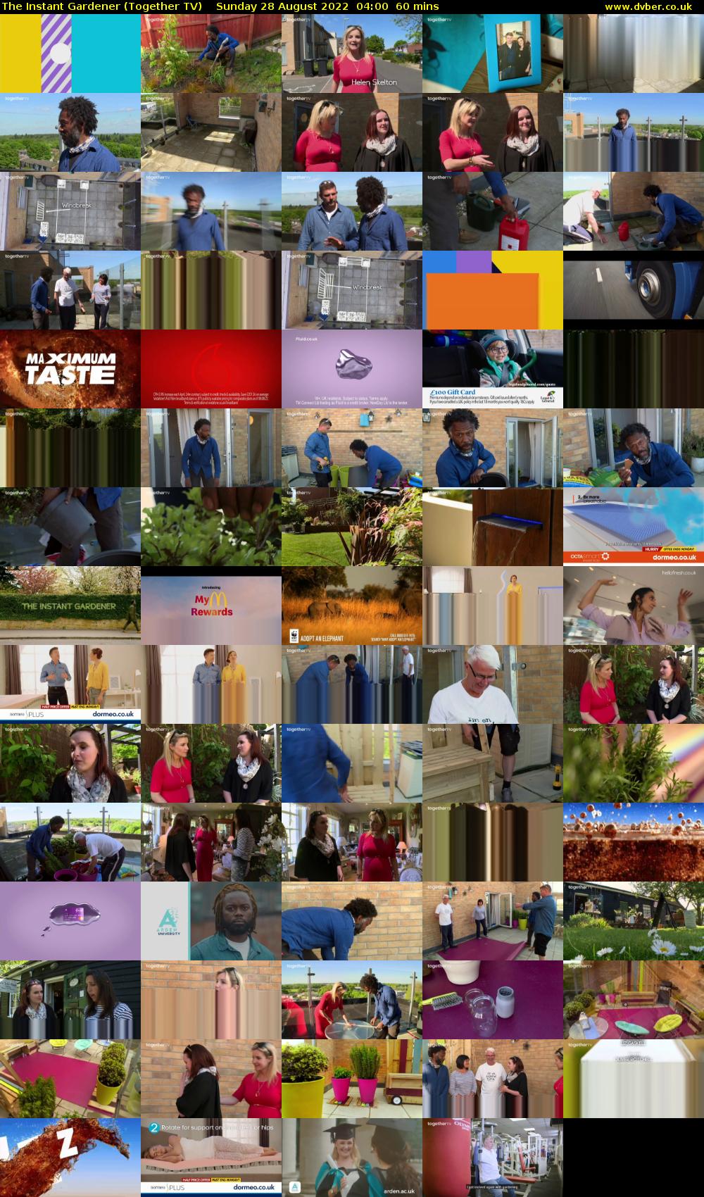 The Instant Gardener (Together TV) Sunday 28 August 2022 04:00 - 05:00
